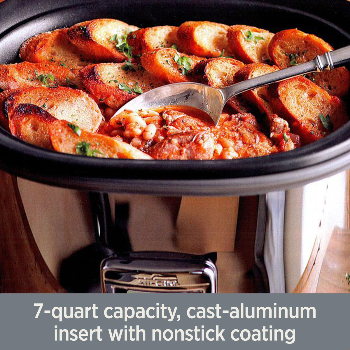 Stainless Steel Electric Slow Cooker 7-Quart R70145