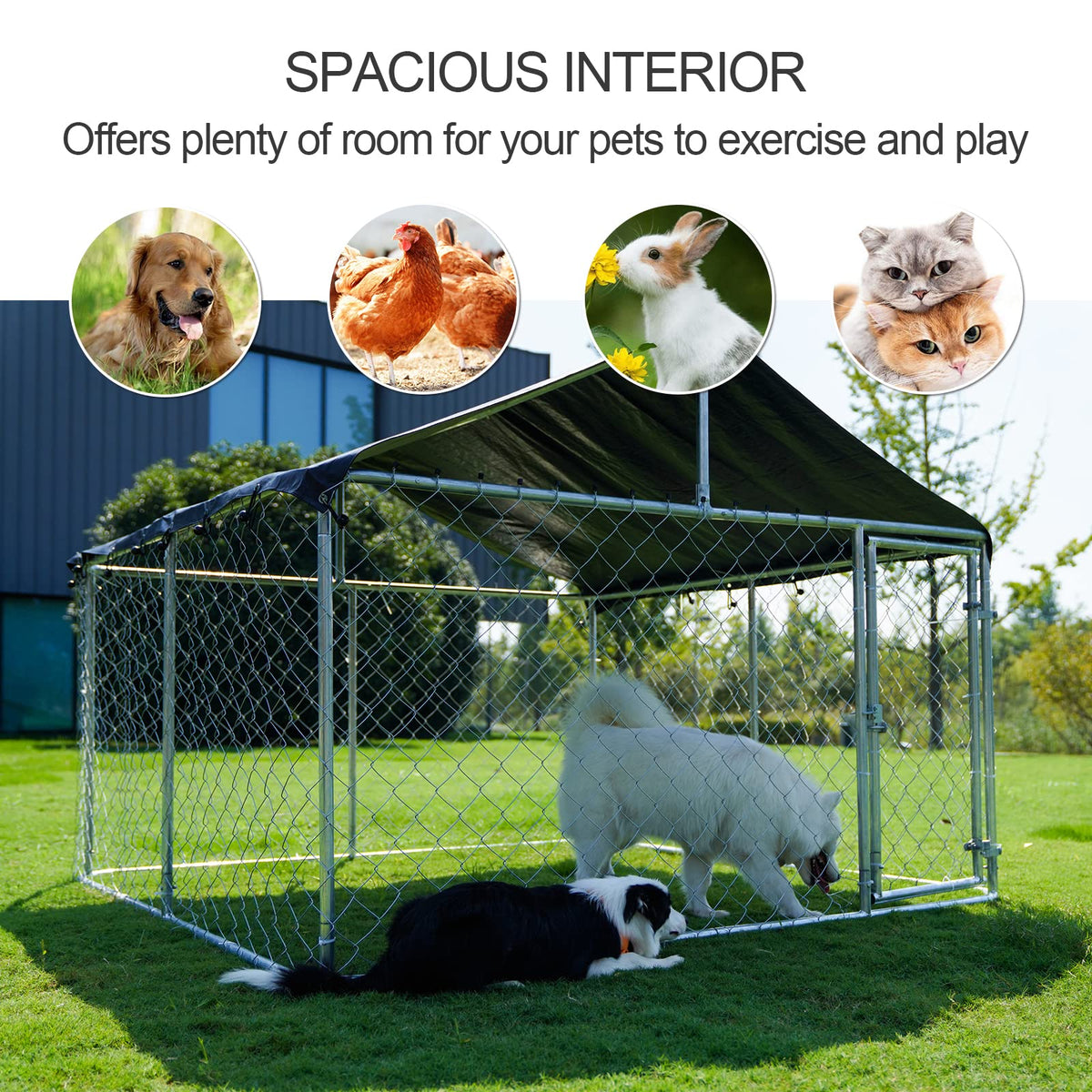 78”x 78” Heavy Duty Dog Enclosure O231