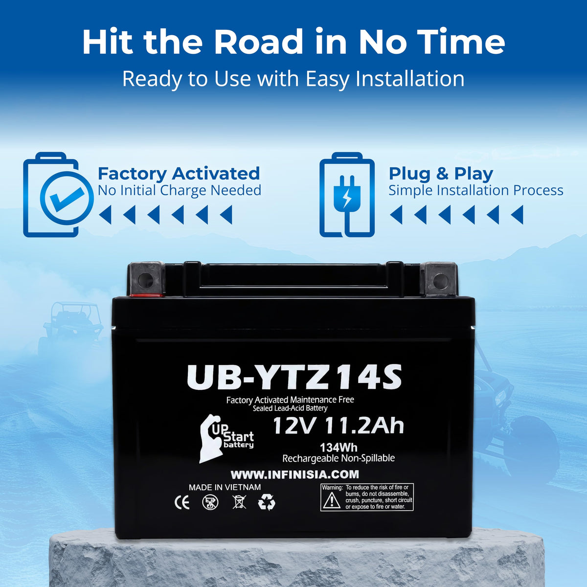 12V 11.2Ah AGM SLA Battery P599