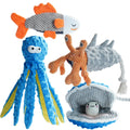 4 Packs Crinkle Squeaky Dog Toys C4639