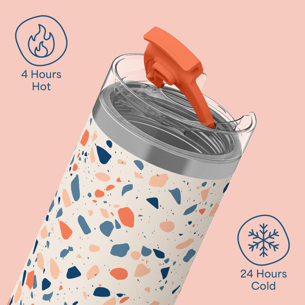20 oz Insulated Stainless Steel Coffee Tumbler with Lid T79013