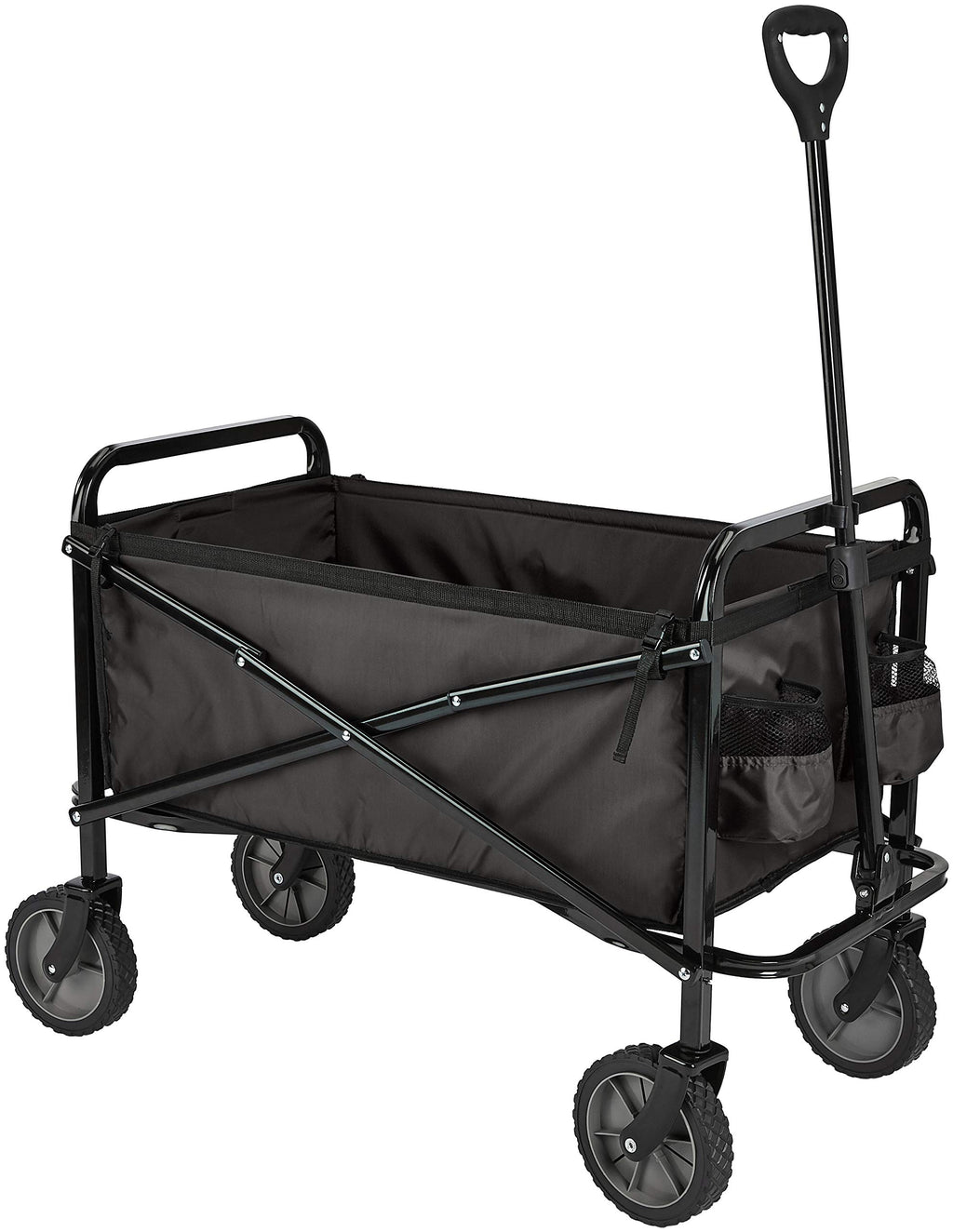 Collapsible Heavy Duty Utility Wagon 265 Pounds Capacity Black B534358