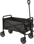 Collapsible Heavy Duty Utility Wagon 265 Pounds Capacity Black B534358