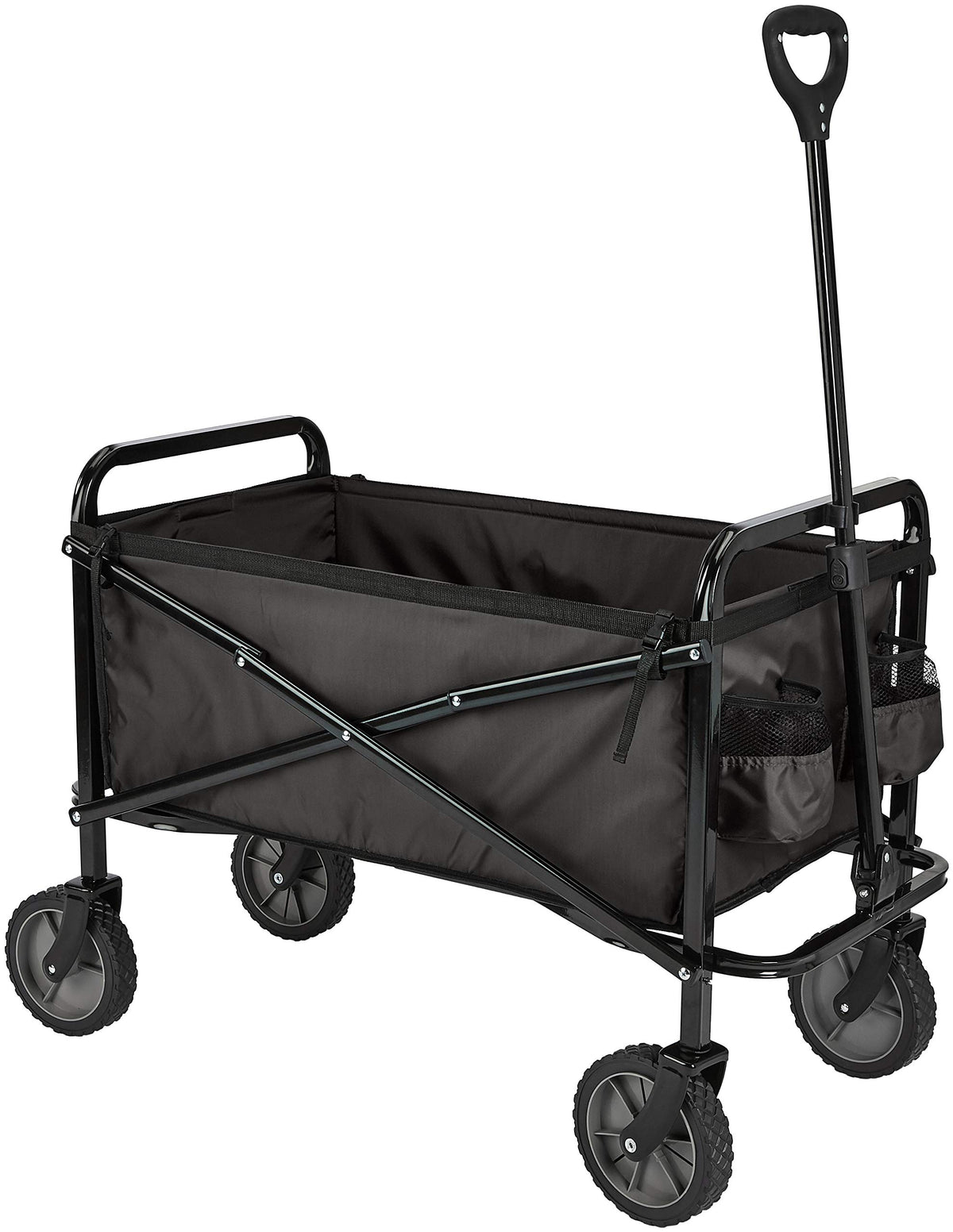 Collapsible Heavy Duty Utility Wagon 265 Pounds Capacity Black B534358