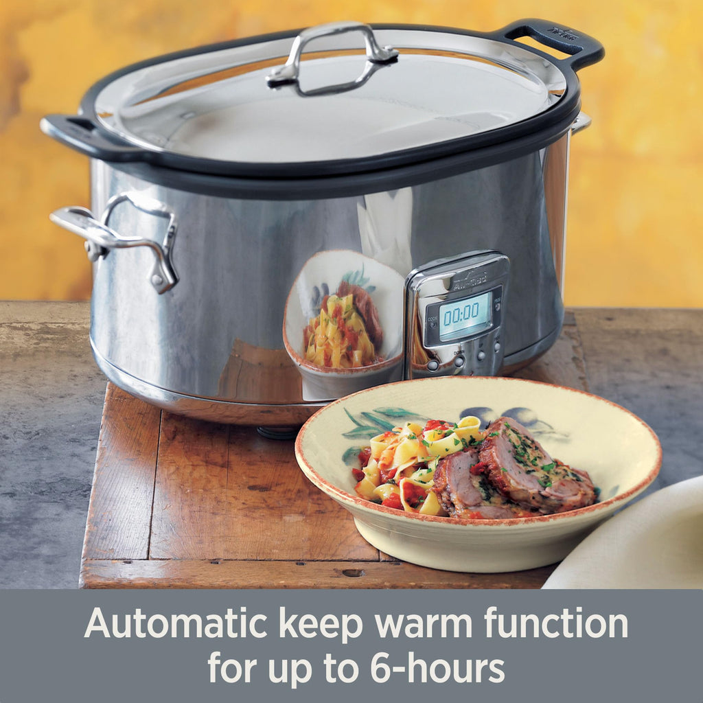 Stainless Steel Electric Slow Cooker 7-Quart R70145