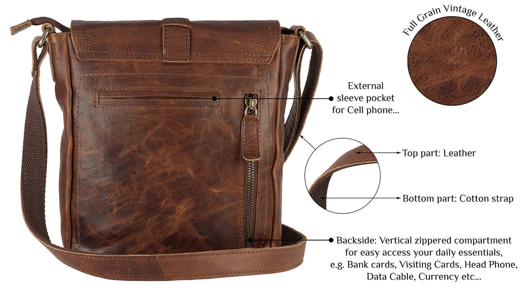 Genuine Leather Crossbody Purse and Handbags Z962128