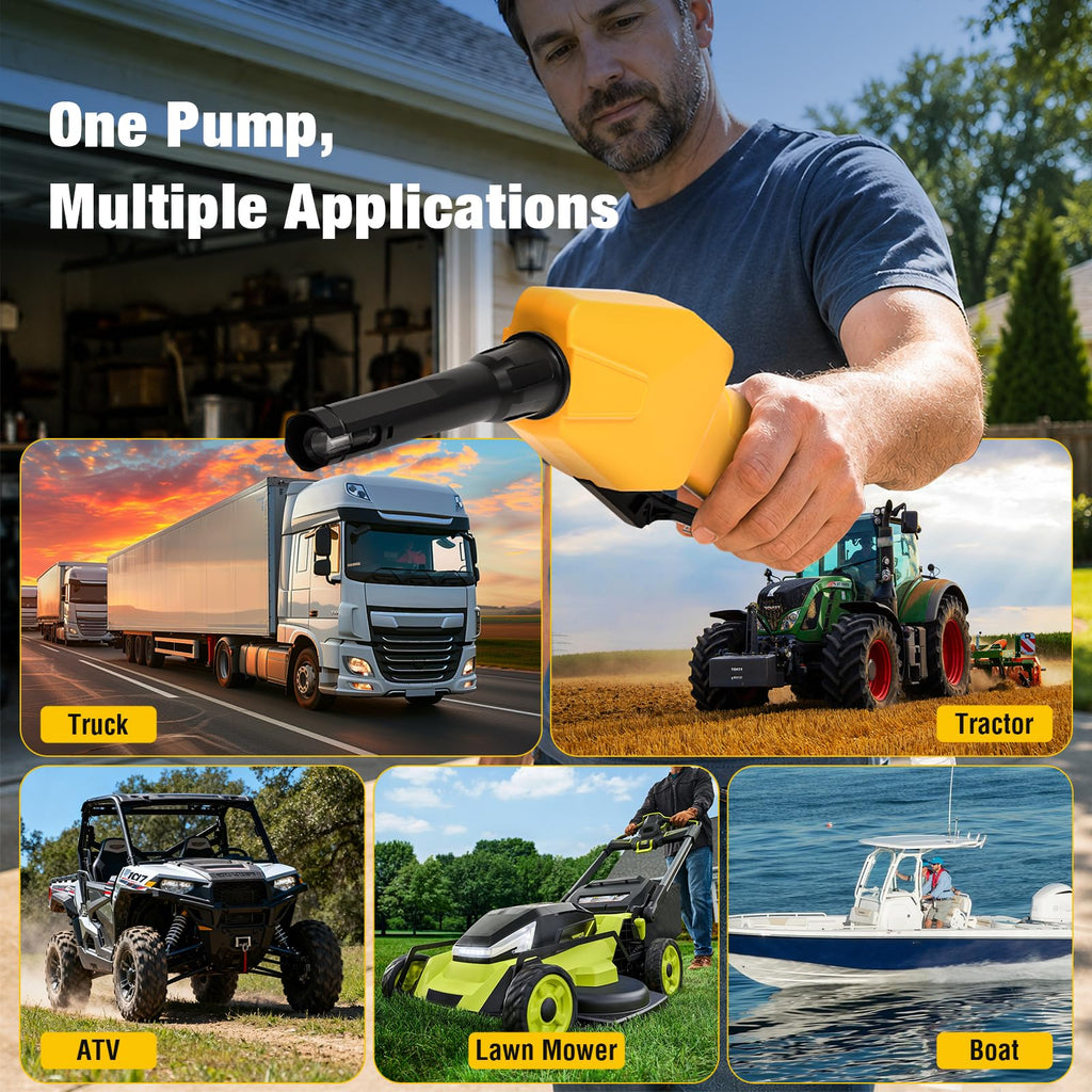 Cordless Fuel Transfer Pump with Auto-Stop Nozzle U734898