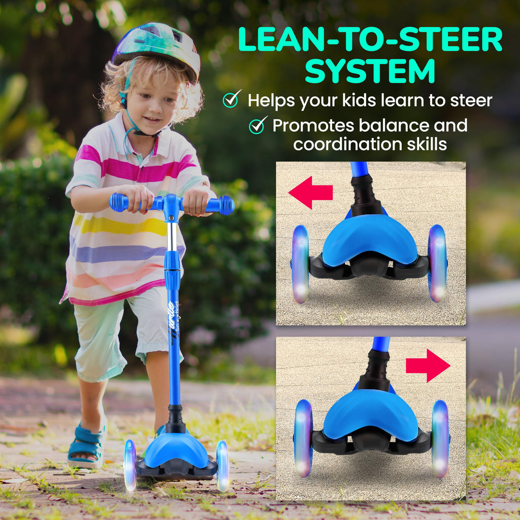 3 Wheel Kids Scooter with LED Wheels L9850