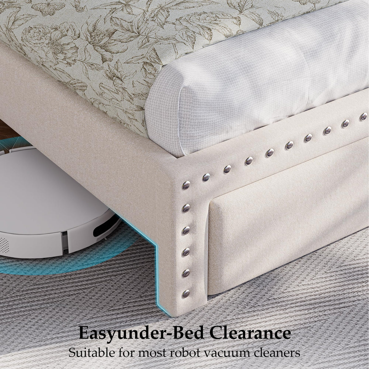 Queen Bed Frame with 2 Drawers U365262