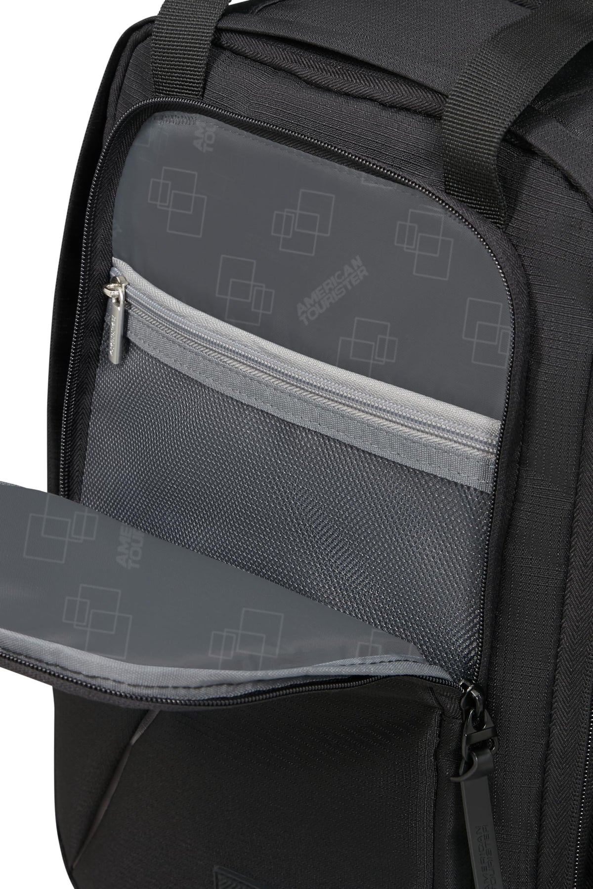 Black 38 L Wheeled Cabin Bag U298264