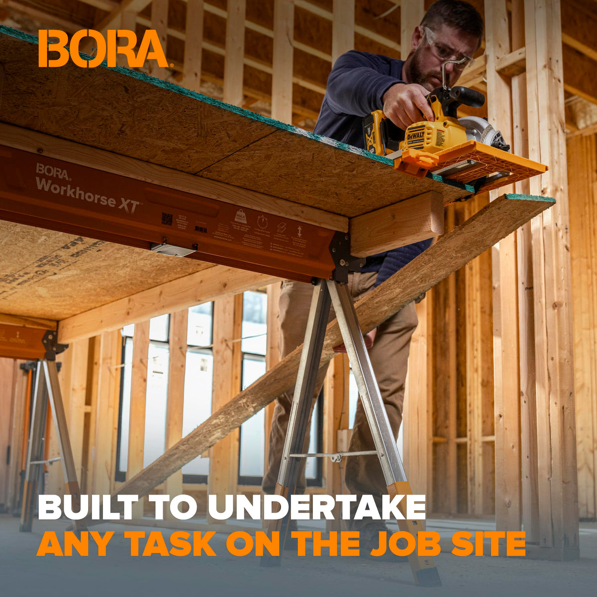 Adjustable Height Folding Sawhorse J798
